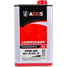 Олива трансмисс. AXXIS 75W-90  GL-4 / GL-5  (Канiстра 1л)