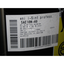 Олива моторн. ENI I-Sint professIonal 10W-40 (Бочка 205л)  Олива моторн. ENI I-Sint professIonal 10W-40 (Бочка 205л)