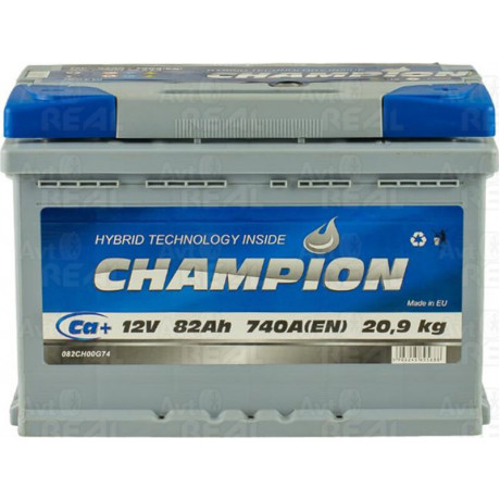 Акумулятор 82 Ah/12V Champion Euro (0) (278х175х190)