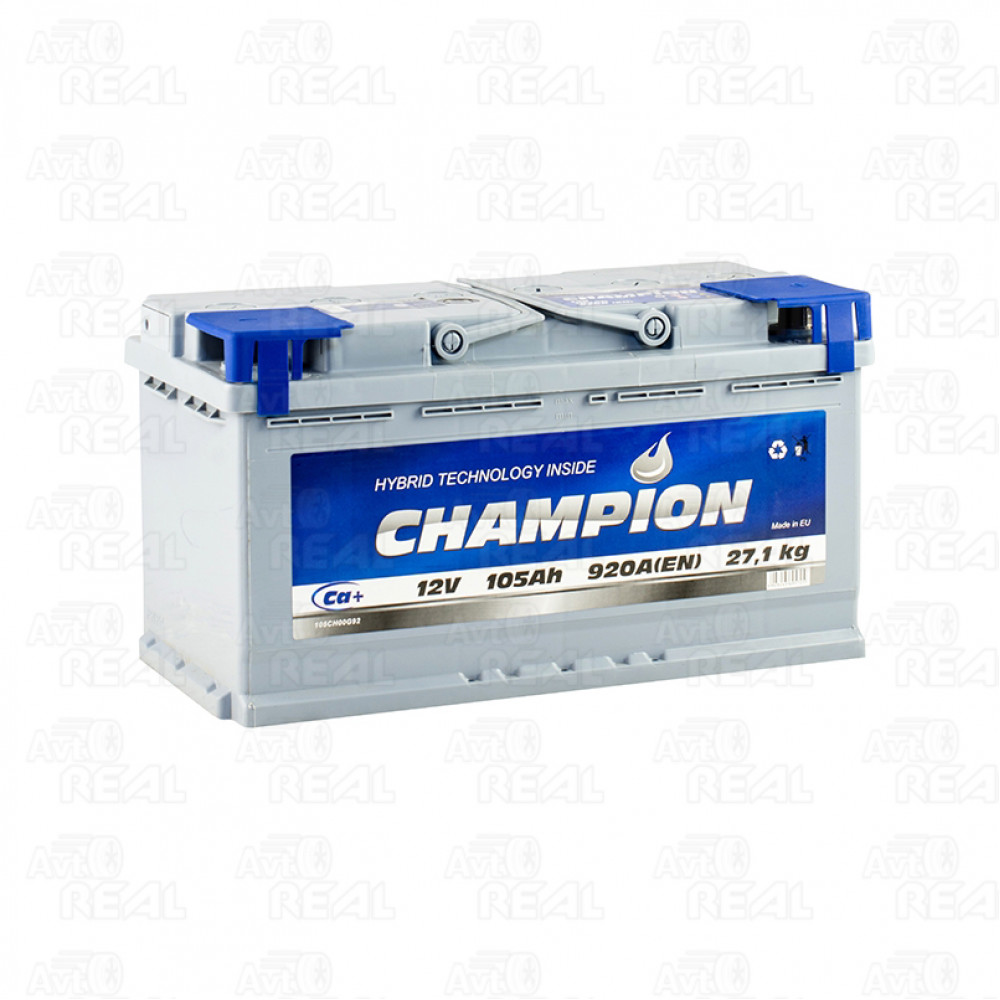 Акумулятор 105 Ah/12V Champion Euro (0) (353х175х190)