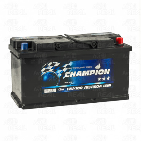 Акумулятор Black 100 Ah/12V Champion Euro (0) (353х175х190)