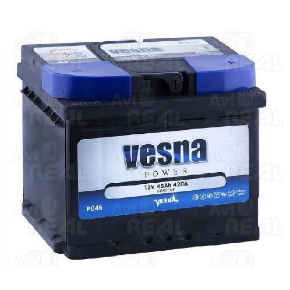 Акумулятор 45 Ah/12V  NEW!!! Vesna  Power (0) (207х175х175)