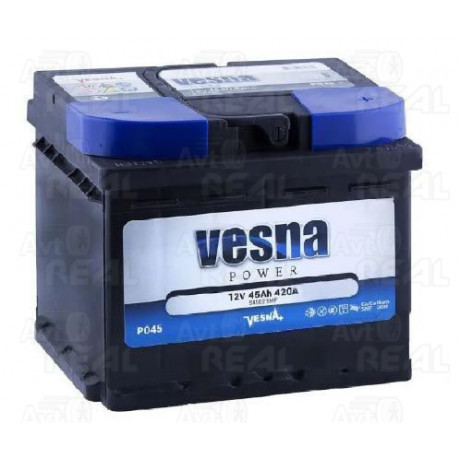 Акумулятор 45 Ah/12V  NEW!!! Vesna  Power (0) (207х175х175)