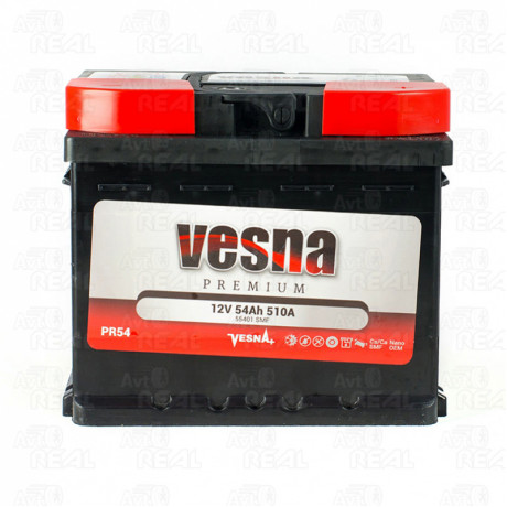 Акумулятор 54 Ah/12V NEW!!!! Vesna Premium Euro(0) (207х175х175)