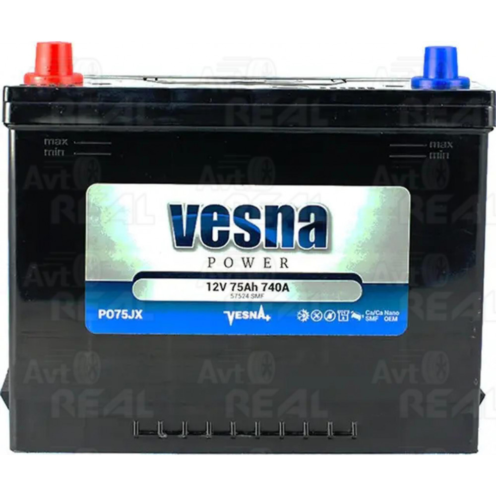 Акумулятор 75 Ah/12V NEW!!!! Vesna Japan (1) (269x173x198)