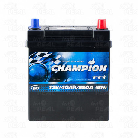 Акумулятор Black 40 Ah/12V Champion Japan Euro (0) (180x122x225)