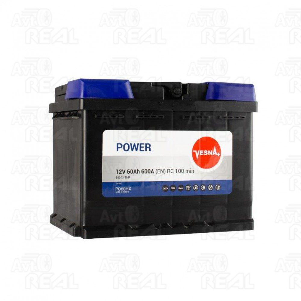 Акумулятор 60 Ah/12V NEW!!!! Vesna Power  (1) (242x175x190)