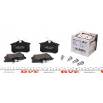 Колодки гальмівні (задні) VW Golf/Passat 83-02/ Peugeot 405 87-96 (87.1x52.8x15.2) 