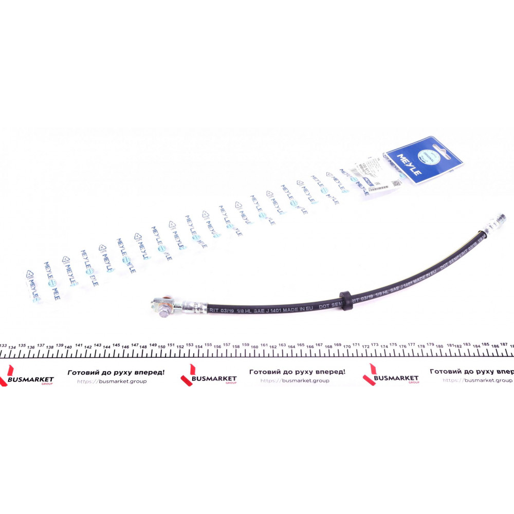 Шланг гальмівний (передній) VW Golf IV 1.4-2.3 TDI/FSI/SDI 97-06 (435mm)