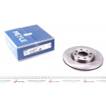 Диск гальмівний (передній) Fiat Punto/Opel Corsa 08- (257x22) 