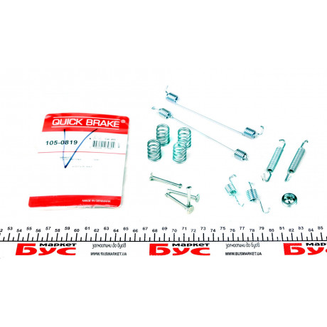 Комплект пружинок колодок ручника Renault Logan/Clio 1.2-1.9dTi 98- (Bosch)