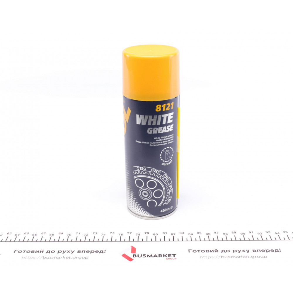 Змазка універсальна (спрей/біла/літіева) White Grease (450g) заміна на 8121 MANNOL