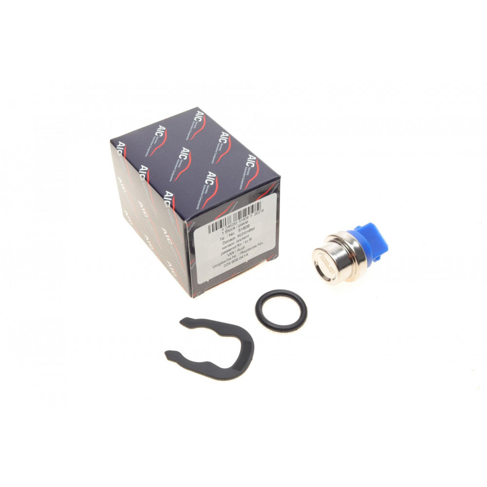 Датчик температури охолоджуючої рідини VW Caddy I/II/T4 1.4-2.5 85-04 (2 конт.) (синій)