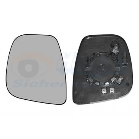 Скло дзеркала Citroen Berlingo/Peugeot Partner 16- (L)