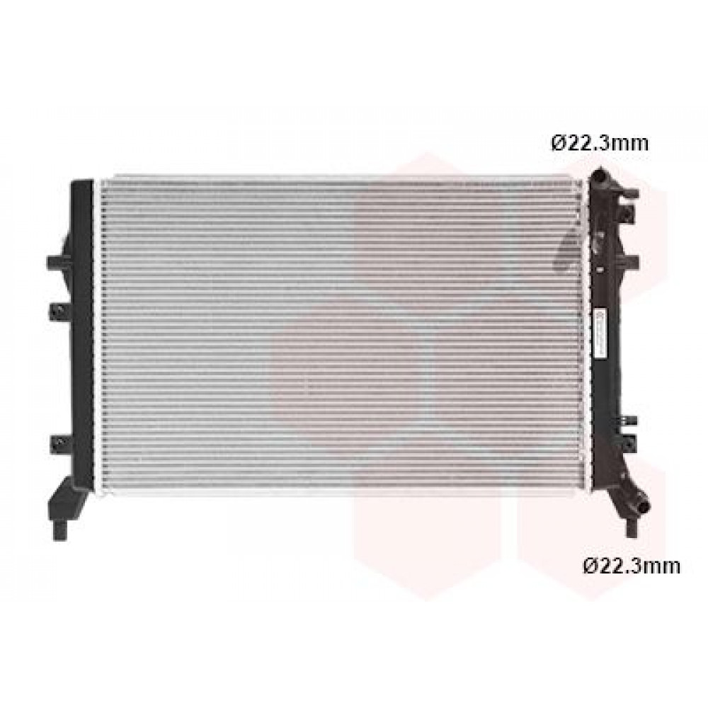 Радіатор охолодження VW Tiguan 1.4TSI 07-18