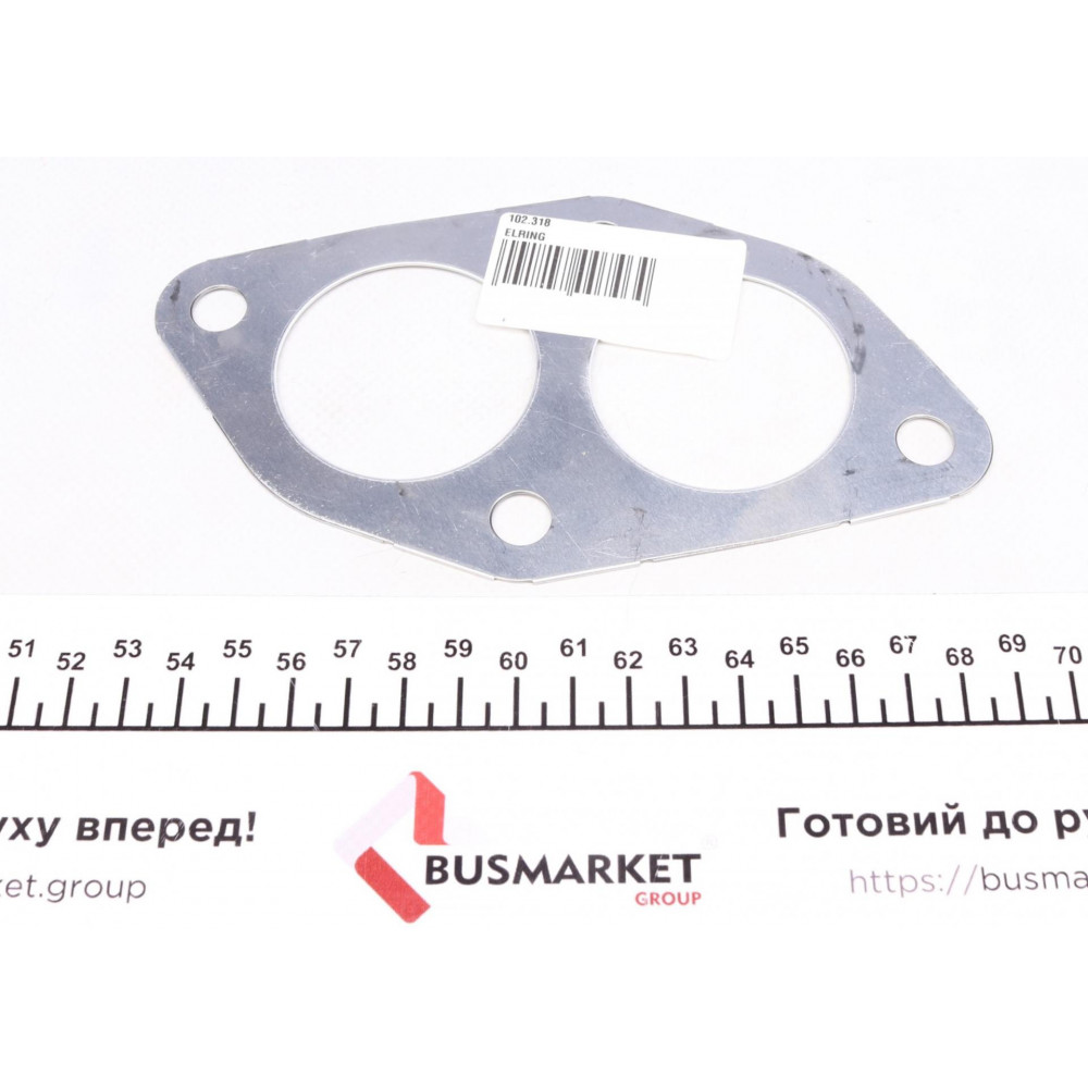 Прокладка труби вихлопної Audi 100/90/80/VW Passat 1.6-2.2 76-01