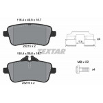 Колодки гальмівні (задні) MB M-class (W166)/GL-class (X166) 11- /GLE-class (W166) 15- (TRW) Q+ (116.4x49.8x18.7) 