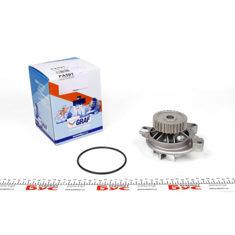 Помпа води Audi 100/80 2.3E/2.3E quattro 90-96/A6 2.3/2.3 quattro 94-97 (29z) (B/B) (7 лоп)