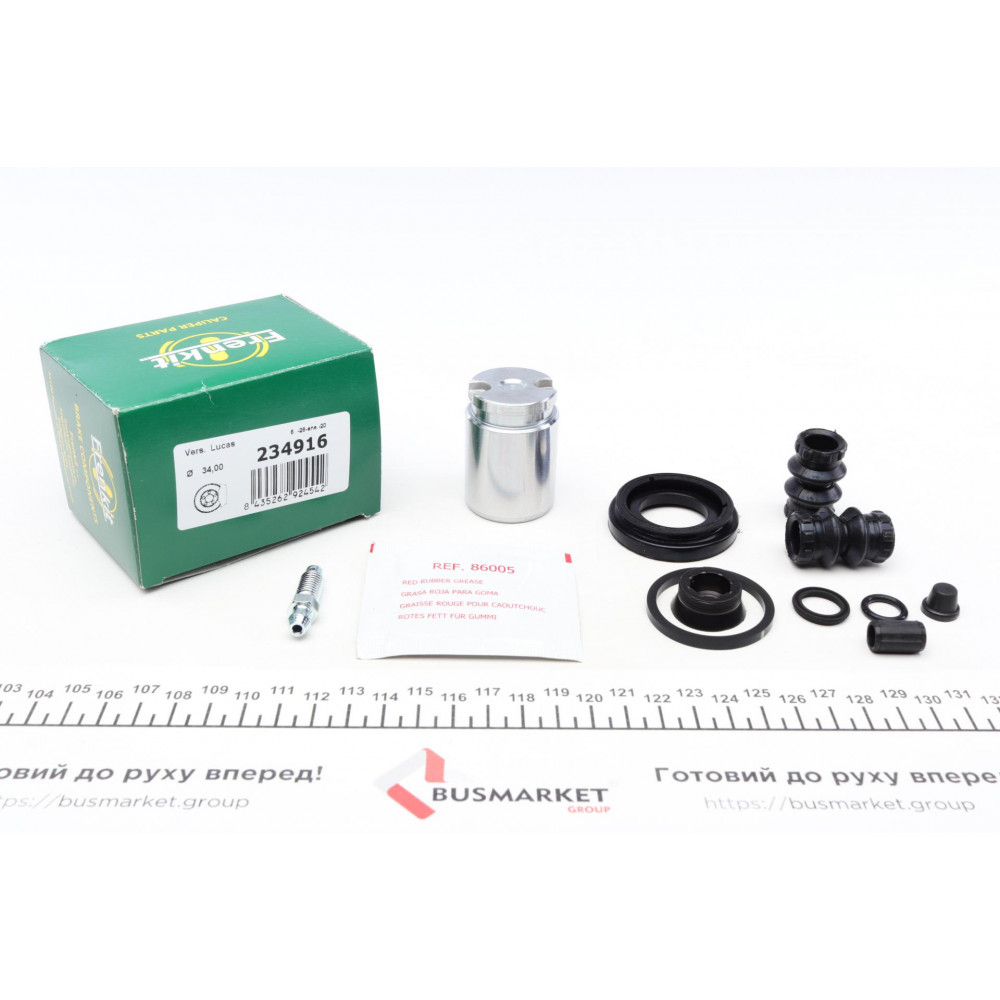 Ремкомплект супорта (заднього) Renault Megane 01- (d=34mm) (Lucas/TRW) (+поршень)