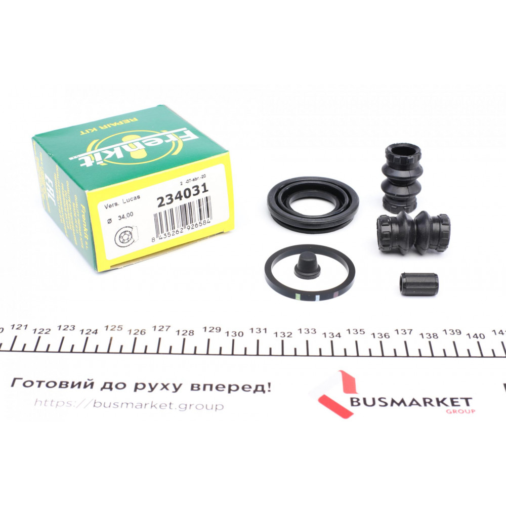 Ремкомплект супорта (заднього) Toyota Corolla 01-04 (d=34) (Lucas)