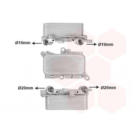 Радіатор оливи АКПП Audi Q7/VW Touareg 06-18 (теплообмінник)