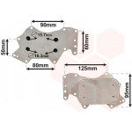 Радіатор оливний Audi A4/A6/A8/Q7/VW Touareg 2.7TDI/3.0TDI/3.0 V6 04-11 (теплообмінник) 