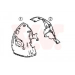 Підкрильник (передній/задня частина) Renault Megane II 03- (R) 