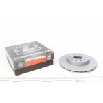 Диск гальмівний (передній) Audi A3/Skoda Octavia II/VW Caddy/Golf V 04- (280x22)(з покриттям)(вент.) 