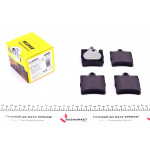 Колодки гальмівні (задні) MB C-class (W203) 01-11/E-class (W210) 96-03 (Ate-Teves) Q+ 