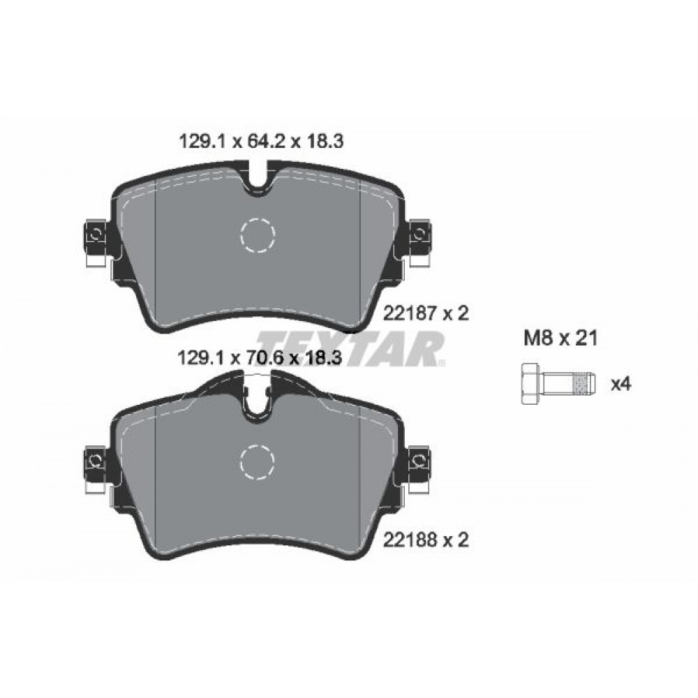 Колодки гальмівні (передні) BMW 2 (F45/F46) 14- (Lucas) Q+