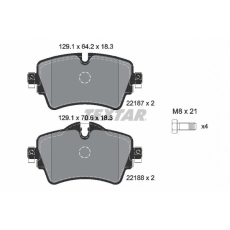 Колодки гальмівні (передні) BMW 2 (F45/F46) 14- (Lucas) Q+