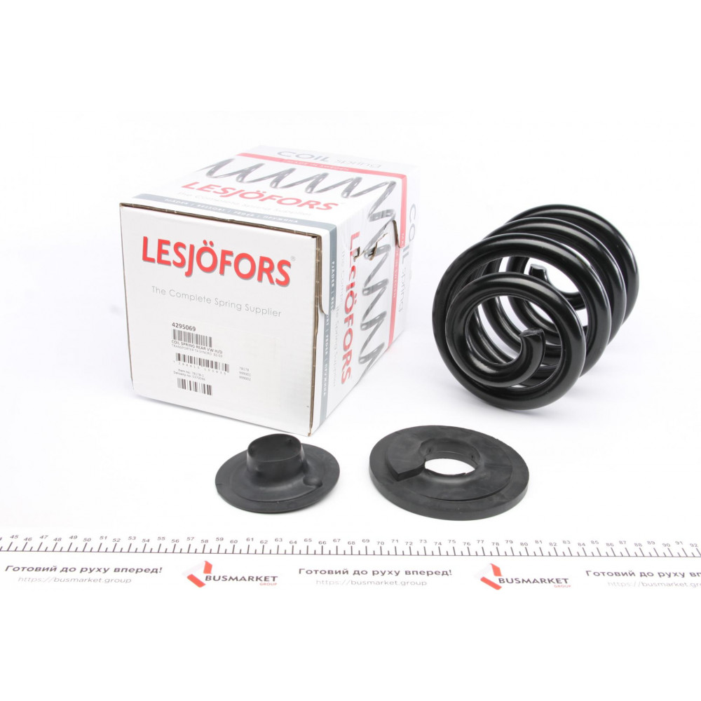 Пружина (задня) VW T4 1.8-2.5/1.9D/TD/2.4D/2.5TDI 90-03 (фург/з борт.пл) (червона, коричн.) (HD)