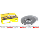 Диск гальмівний (передній) Skoda Roomster 06- (287x25) (замінено на 92106605) 