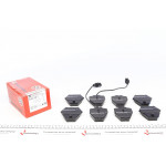 Колодки гальмівні (передні) Audi A4/A6 97-05/VW Passat V 01-08 (Lucas-Girling) (з датчиком) 