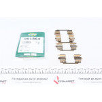 Планка супорта (заднього) прижимна (к-кт) MB M-class (W166) 11-15 (Lucas) 