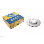 Диск гальмівний (передній) Nissan Juke/Tiida 10- (280x24) (лакований) (вентильований) 