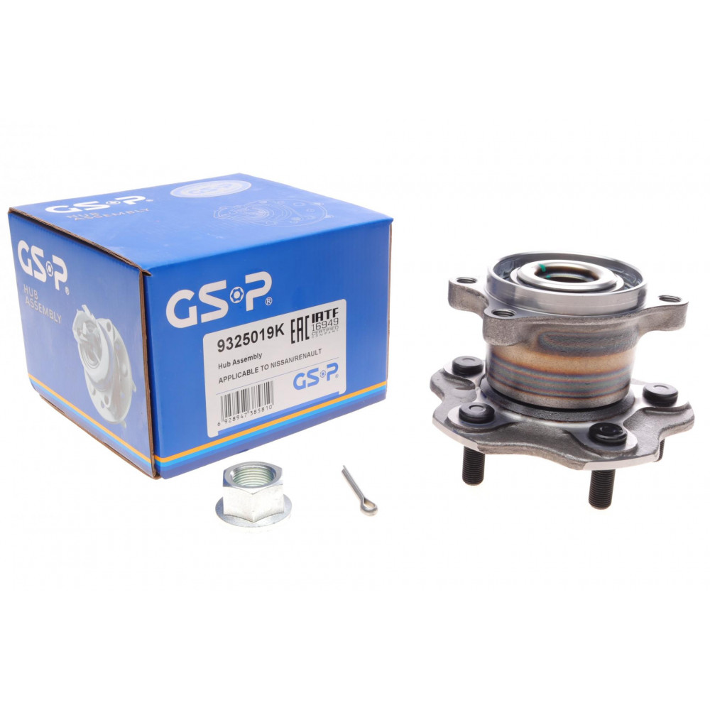 Підшипник маточини (задньої) Nissan Qashqai 07-/X-trail 1.5-2.0 dCI 07-13/Renault Koleos 08-(+ABS)