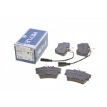 Колодки гальмівні (задні) VW T4 1.8-2.8 90-03 (з датчиком) 