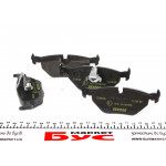 Колодки гальмівні (задні) BMW 5 (E39) 95-04 (Teves) Q+ 