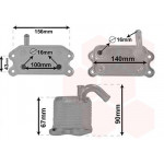 Радіатор масляний Volvo S60 I/S80 I/V70 II/XC70 I/XC90 I 2.4D 01-14 