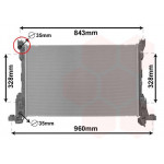 Радіатор охолодження Renault Trafic III 1.6 dCi 14- 