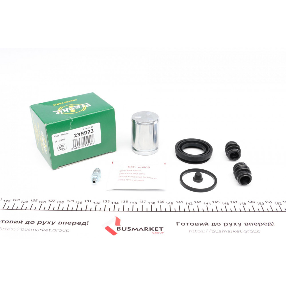 Ремкомплект супорта (заднього) Hyundai Santa Fe 01- (d=36mm) (Mando) (+поршень)