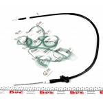 Трос ручника (L) Audi 80/90 86-91 (1345/1078 мм) 