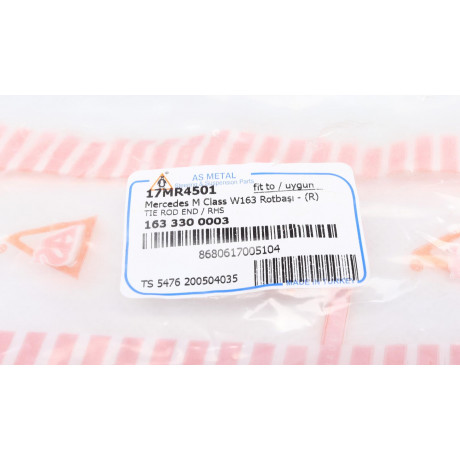 Наконечник тяги рульової (R) MB (W163) 98-05