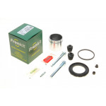 Ремкомплект супорта (переднього) Mitsubishi Outlander 07- (d=57mm) (Akebono) (+поршень/направляюча) SuperKit (заміна на 757774) 