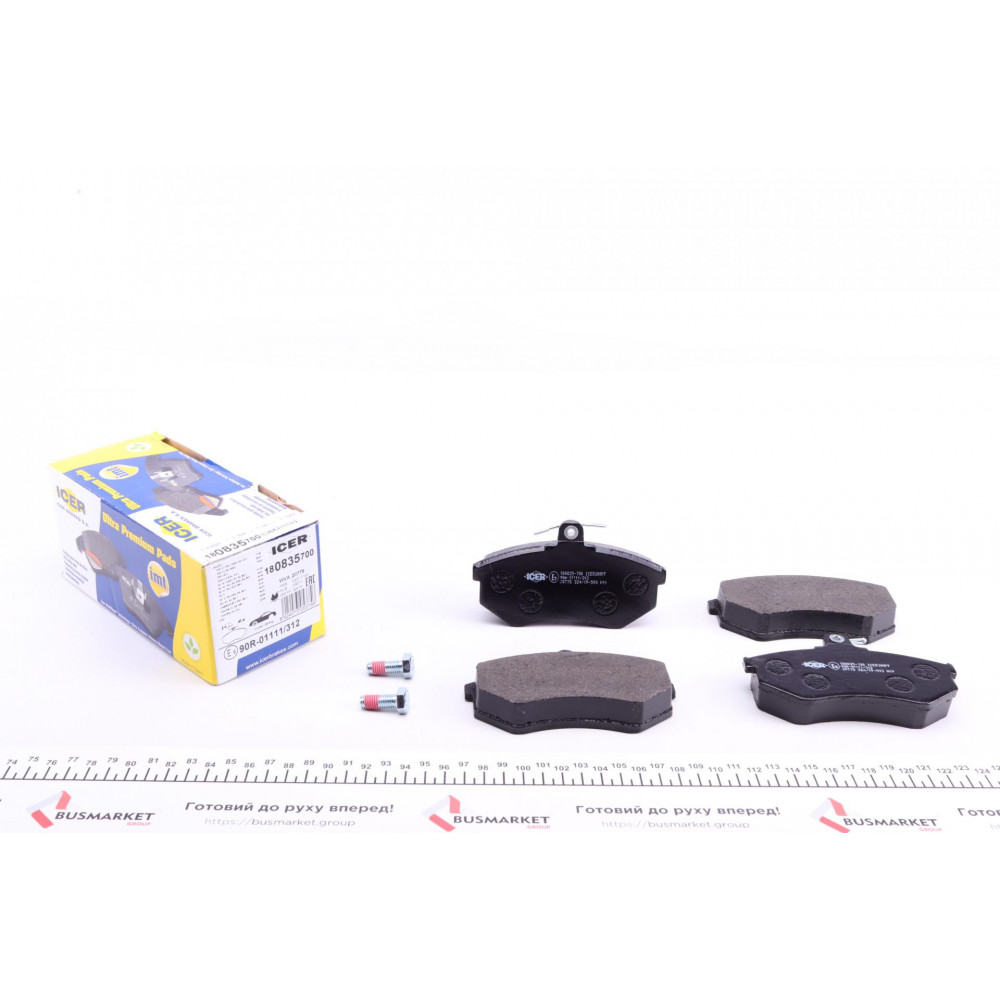 Колодки гальмівні (передні) Audi 80/90/100/200 77-96/VW Passat B3/B4 88-97