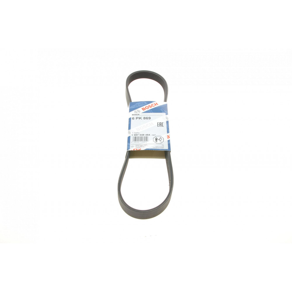 Ремінь генератора Citroen Berlingo/Jumpy/Fiat Scudo 1.9D 98-11/Peugeot Partner 96-15 (6PK869)