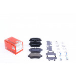 Колодки гальмівні (задні) MB S-class (W222/C217) 13- (TRW) (з аксесуарами) 