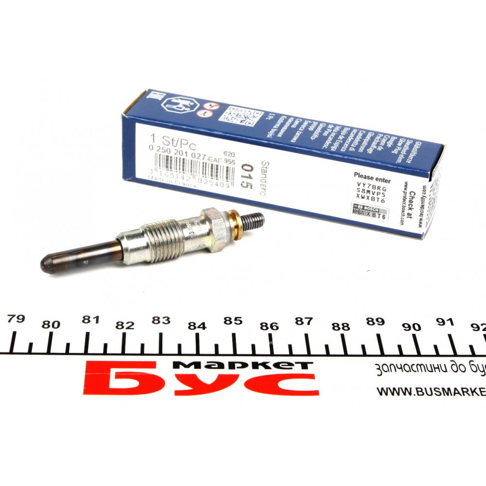 Свічка розжарювання BMW 3 (E36)/5 (E34/39)/7 (E38) 1.8-2.5TD -01/Opel Omega B 2.5TD (11V)