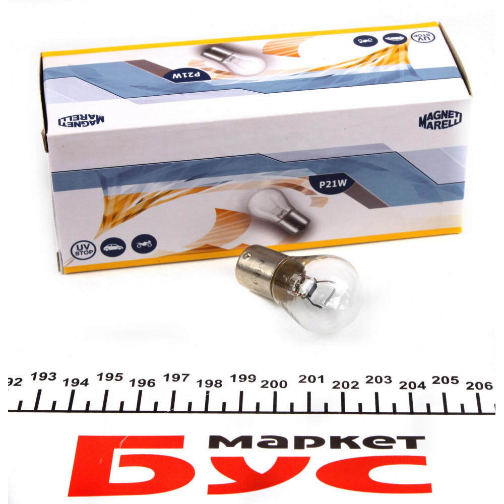 Автолампа P21W 12V 21W BA15s Standard
